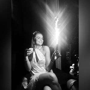 Elliatt Feather Dress